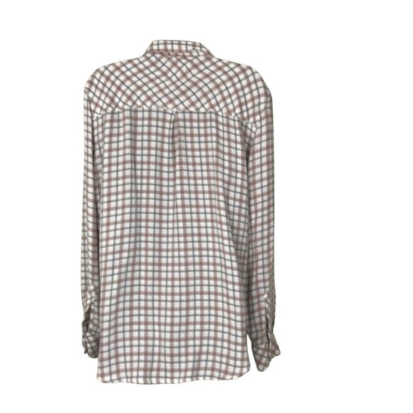 Rails Brady Powder Steel Blush Button Down Shirt Size L - Picture 5 of 8